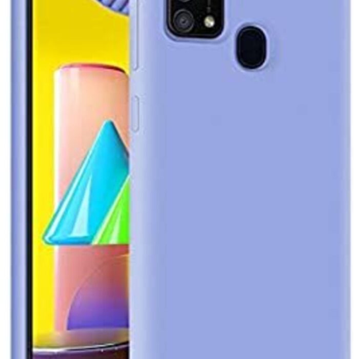 Samsung Galaxy M31 Içi Kadife Toz Geçirmez Renkli Lansman Kılıf Lila