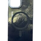 iPhone 15 Siyah Marble Kılıf