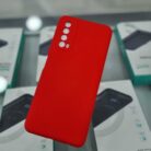 Huawei P Smart 2021 Kırmızı İçi Kadife Kaplama Lansman Kılıf