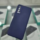 Huawei P Smart 2021 Lacivert İçi Kadife Kaplama Lansman Kılıf