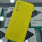 Huwaei P Smart 2021 Lansman İçi Kadife Sarı Kapak