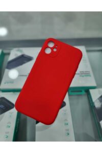iPhone 11 Kırmızı İçi Kadife Kapalama Lansman Kılıf