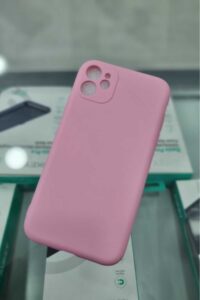 iPhone 11 Pembe İçi Kadife Kapalama Lansman Kılıf