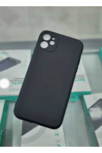 iPhone 11 Siyah İçi Kadife Kapalama Lansman Kılıf
