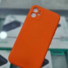 iPhone 11 Turuncu İçi Kadife Kapalama Lansman Kılıf