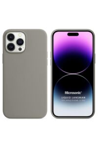 iPhone 12 PROMAX Gri Lansman Kılıf