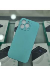 iPhone 13 Pro Aqua İçi Kadife Kapalama Lansman Kılıf