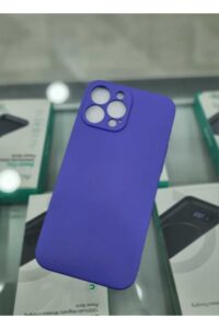 iPhone 13 Pro Max Açık Mor İçi Kadife Kapalama Lansman Kılıf