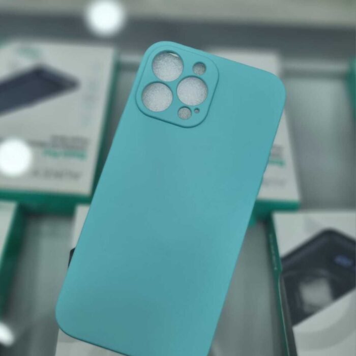 iPhone 13 Pro Max Aqua İçi Kadife Kapalama Lansman Kılıf
