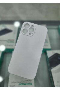 iPhone 13 Pro Max Beyaz İçi Kadife Kapalama Lansman Kılıf