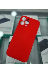 iPhone 13 Pro Max Kırmızı İçi Kadife Kapalama Lansman Kılıf
