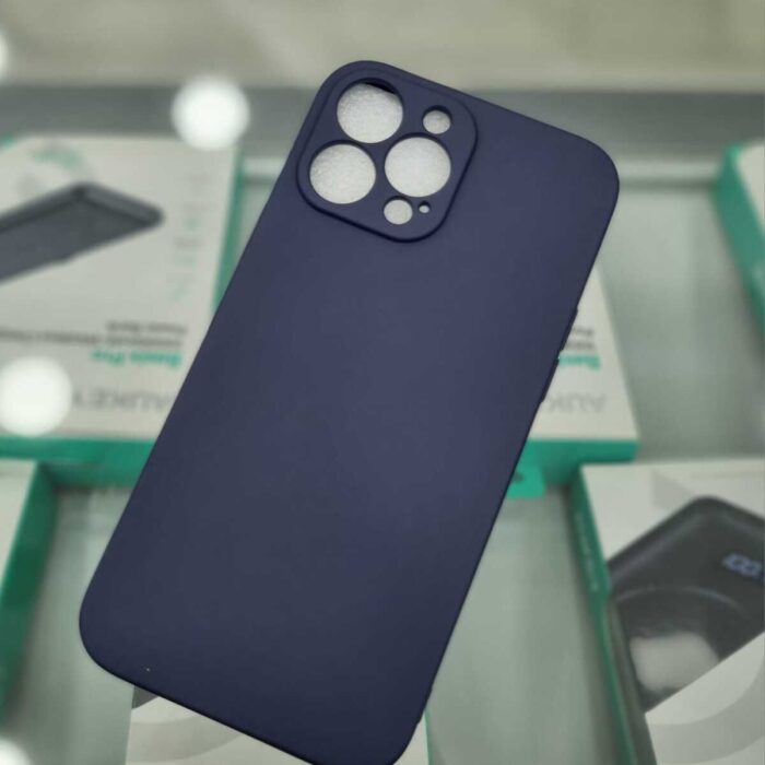 iPhone 13 Pro Max Lacivert İçi Kadife Kapalama Lansman Kılıf