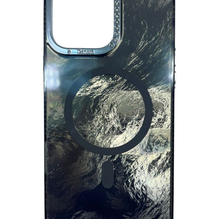 iPhone 16 Pro Max Siyah Marble Kılıf