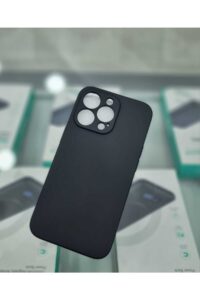iPhone 13 Pro Siyah İçi Kadife Kapalama Lansman Kılıf