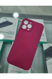 iPhone 13 Pro Uyumlu Yakut Rengi İçi Kadife Kapalama Lansman Kılıf