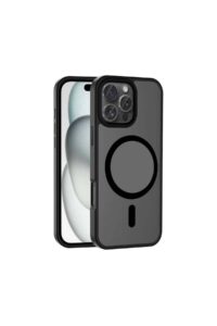 iPhone 16 Pro Max Siyah Smoke Magsafe Kılıf