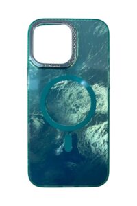 iPhone 16 Pro Max Turkuaz Marble Kılıf