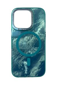 iPhone 16 Pro Turkuaz Marble Kılıf