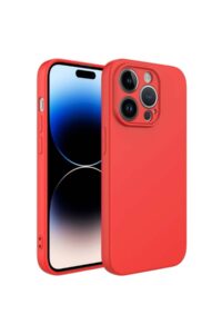 iPhone 15 Pro Max Kamera Açık Kırmızı Lansman Kılıf
