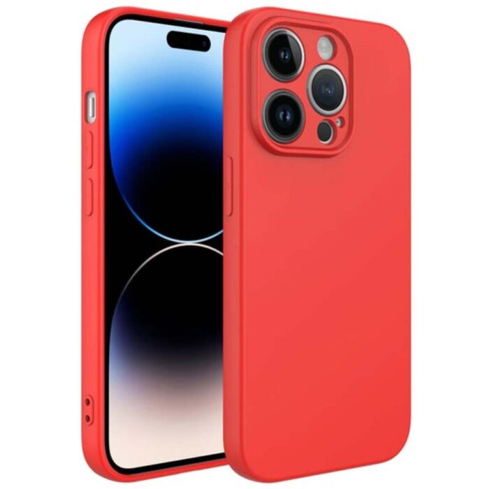iPhone 15 Pro Max Kamera Açık Kırmızı Lansman Kılıf