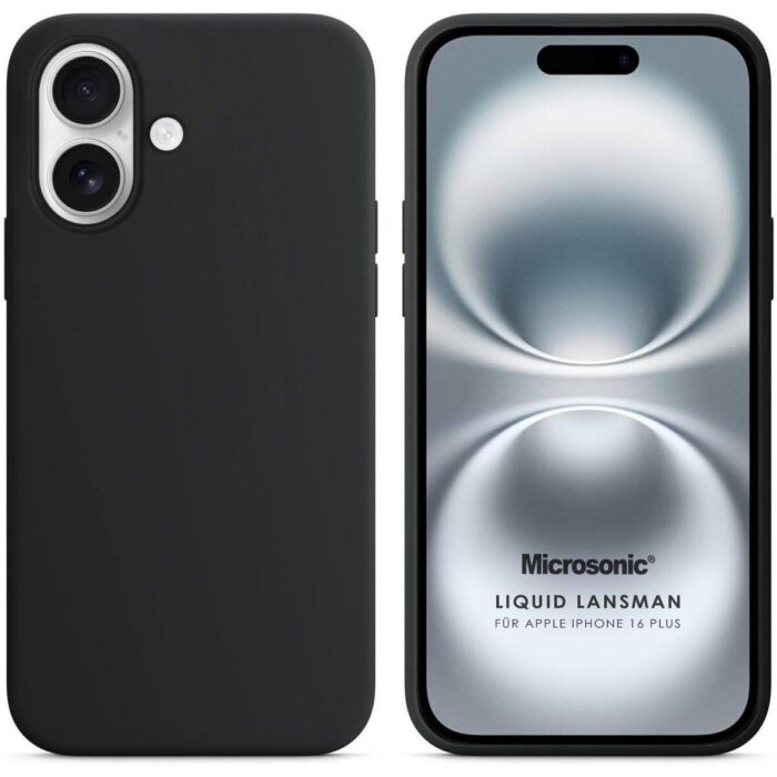 iPhone 16 PLUS Siyah Lansman Kılıf