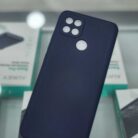 Oppo 15/A15S Lacivert  İçi Kadife Kaplama Lansman Kılıf