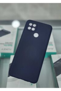 Oppo 15/A15S Lacivert  İçi Kadife Kaplama Lansman Kılıf