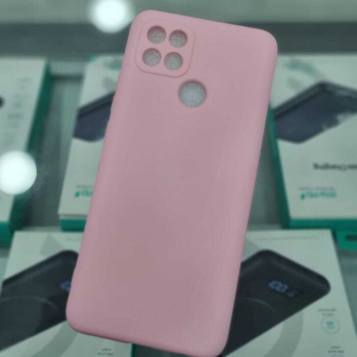 Oppo 15/A15S Pembe  İçi Kadife Kaplama Lansman Kılıf