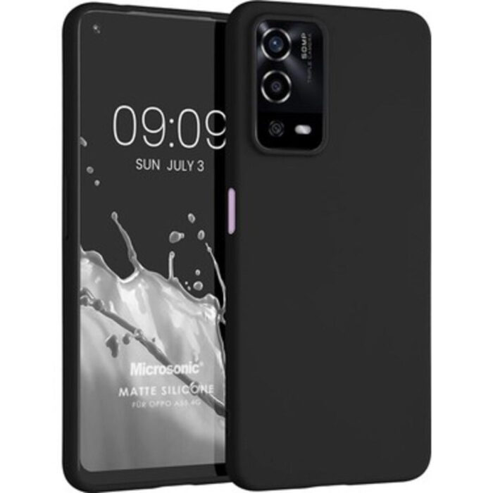 Oppo A 16/A 54/A 55 Siyah Lansman Kılıf