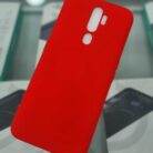 Oppo A5  2020 Kırmızı İçi Kadife Kaplama Lansman Kılıf