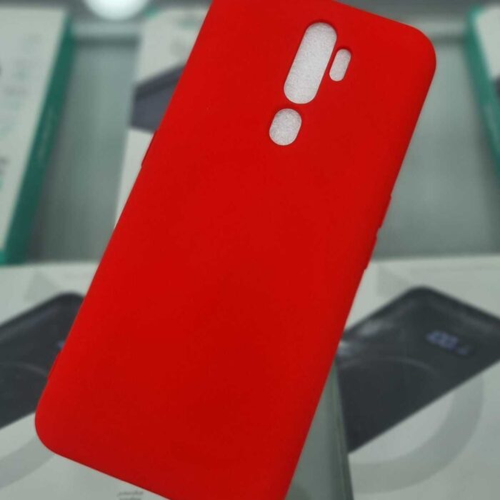 Oppo A5  2020 Kırmızı İçi Kadife Kaplama Lansman Kılıf