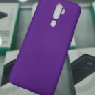 Oppo A5  2020 Mor İçi Kadife Kaplama Lansman Kılıf