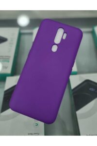 Oppo A5  2020 Mor İçi Kadife Kaplama Lansman Kılıf