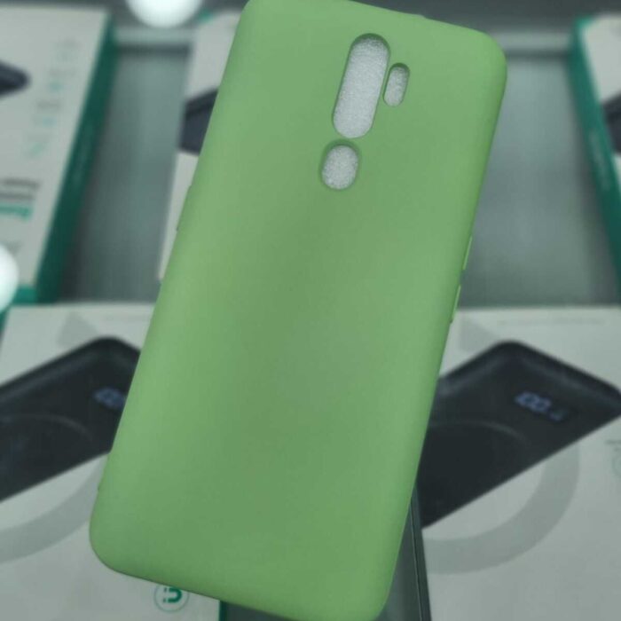 Oppo A5  2020 Yeşil İçi Kadife Kaplama Lansman Kılıf