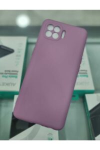Oppo Reno 4 Lite Salkım Mor  İçi Kadife Kaplama Lansman Kılıf