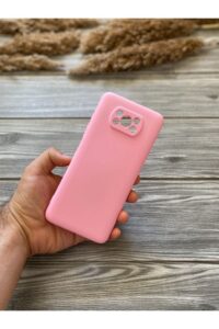 Poco X 3 Şeker Pembe Lansman Kılıf