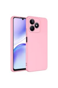 Realme C 53 Şeker Pembe Lansman Kılıf