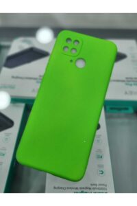 Redmi 10C Fosfor Yeşil İçi Kadife Kaplama Lansman Kılıf