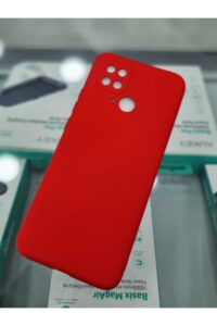 Redmi 10C Kırmızı İçi Kadife Kaplama Lansman Kılıf