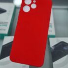 Redmi 12 Kırmızı İçi Kadife Kaplama Lansman Kılıf