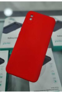 Redmi 9A Kırmızı İçi Kadife Kaplama Lansman Kılıf