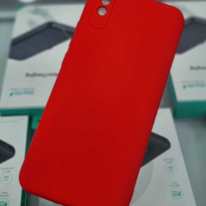 Redmi 9A Kırmızı İçi Kadife Kaplama Lansman Kılıf