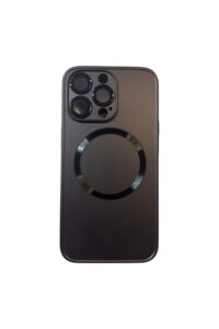 iPhone 13 Pro Siyah Metal Krom Mercekli Kılıf