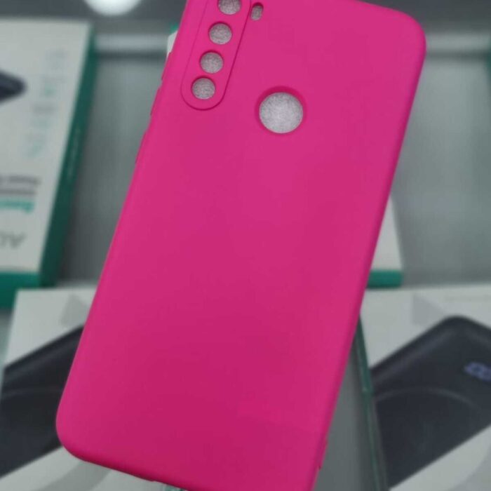 Redmi Note 8 Fuşya İçi Kadife Kaplama Lansman Kılıf