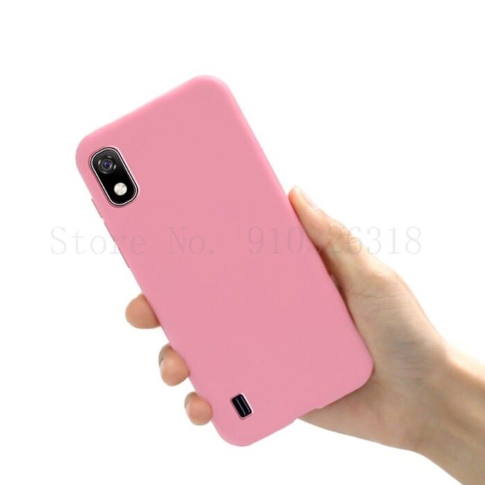 Samsung Galaxy A 10 Şeker Pembe Lansman Kılıf