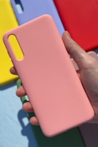 Samsung Galaxy A 50 Şeker Pembe Lansman Kılıf