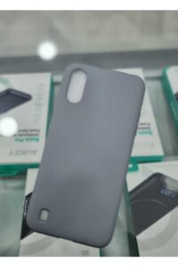 Samsung Galaxy A01 Lansman İçi Kadife Gri Kapak