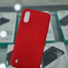 Samsung Galaxy A01 Lansman İçi Kadife Kırmızı Kapak
