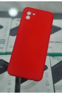 Samsung Galaxy A03 Kırmızı  İçi Kadife Kaplama Lansman Kılıf