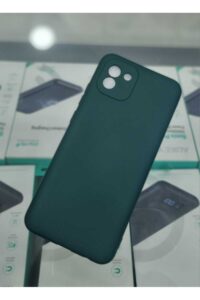 Samsung Galaxy A03 Koyu Yeşil İçi Kadife Kaplama Lansman Kılıf